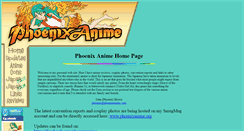 Desktop Screenshot of phoenixanime.com